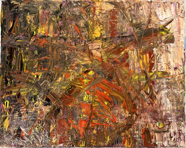 Are yOU Serious? (2024) — Acryl auf Leinwand, 60 × 40 cm. Originalgemälde von Leonhard Gürtner, zeitgenössischer Künstler aus Pfaffenhofen.